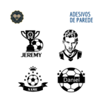 Adesivos de Parede de Futebol - FC Decalque Personalizados
